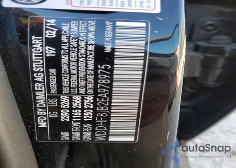 2014 Mercedes-Benz E 350 4Matic z USA, uszkodzony, nr VIN WDDHF8JB2EA978975